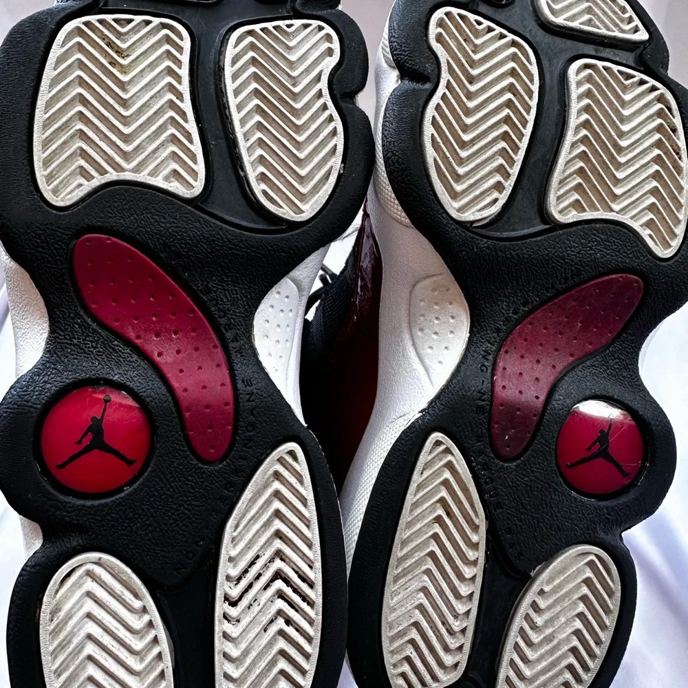Jordan Kids Sneakers Red Black - Picture 5 of 5